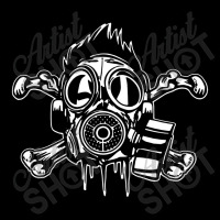 Cross Bones Gasmask Guy Pocket T-shirt | Artistshot