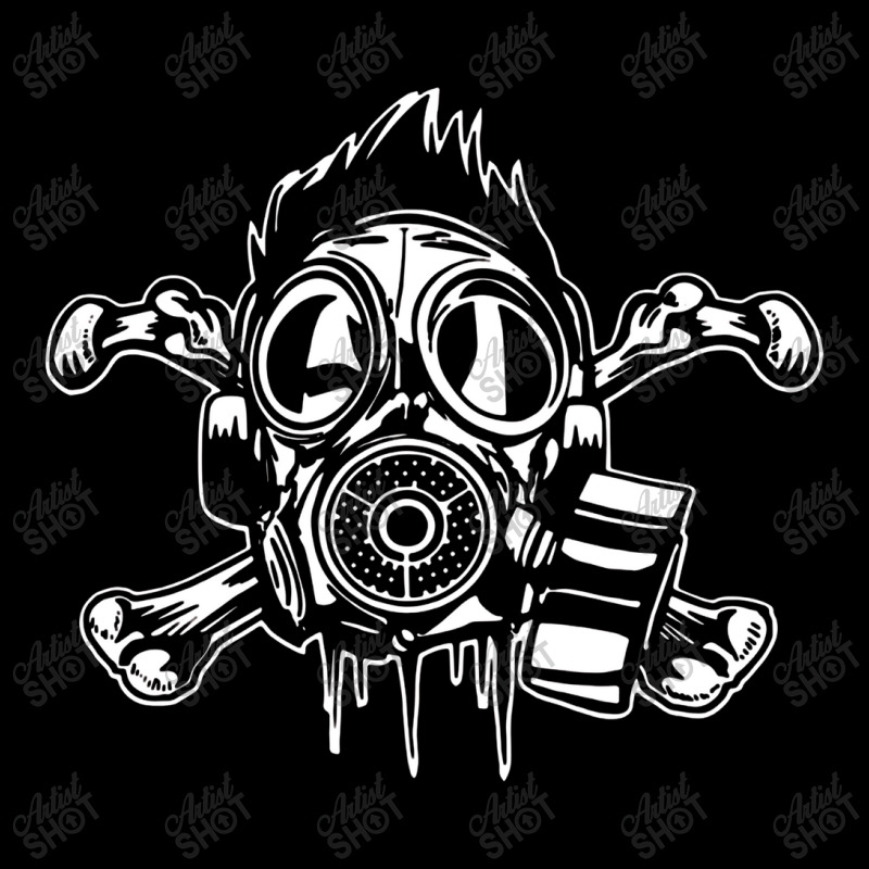 Cross Bones Gasmask Guy Pocket T-shirt | Artistshot