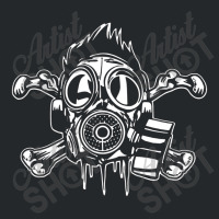 Cross Bones Gasmask Guy Crewneck Sweatshirt | Artistshot