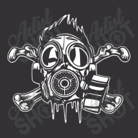 Cross Bones Gasmask Guy Vintage Short | Artistshot