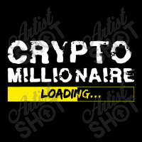 Crypto Millionaire Loading Cropped Hoodie | Artistshot