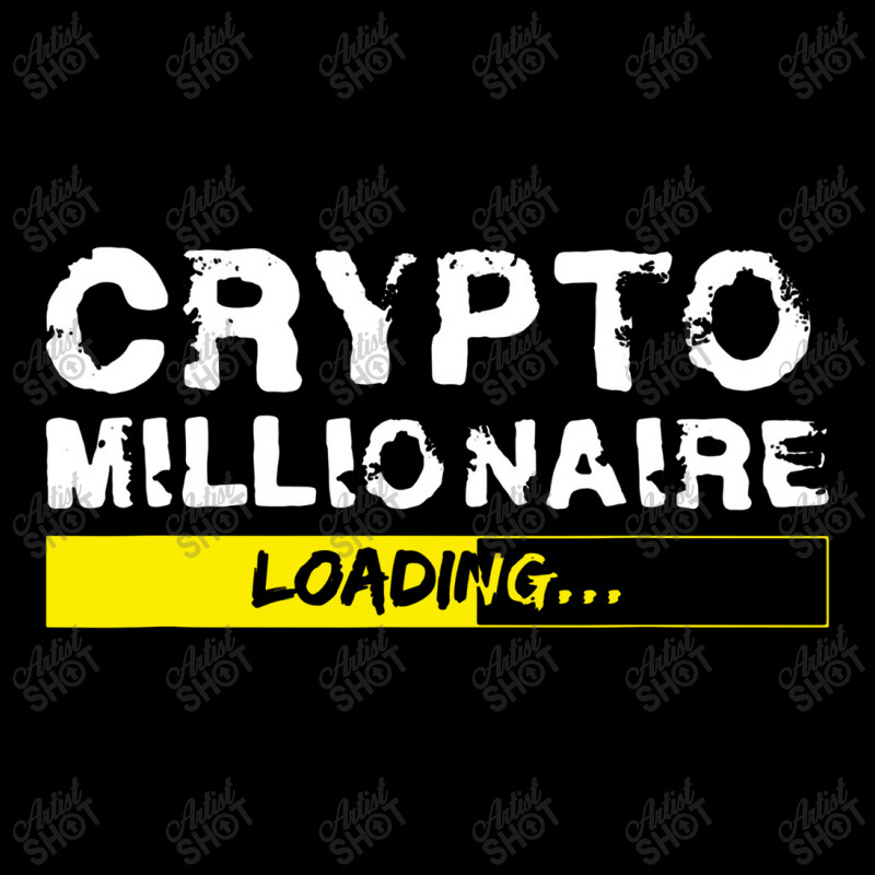 Crypto Millionaire Loading Cropped Hoodie by trasheatercomicsart | Artistshot