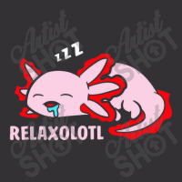 Cute Axolotl Lover Mexican Salamander Relaxolotl Vintage Hoodie | Artistshot