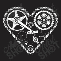 Cycling Rltw Heart Cycle Parts T-shirt | Artistshot