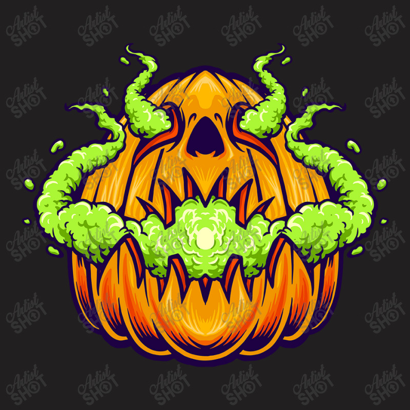 Pumpkins Vape Halloween T-shirt | Artistshot