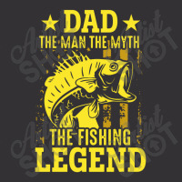 Dad The Fishing Legend Vintage Hoodie | Artistshot