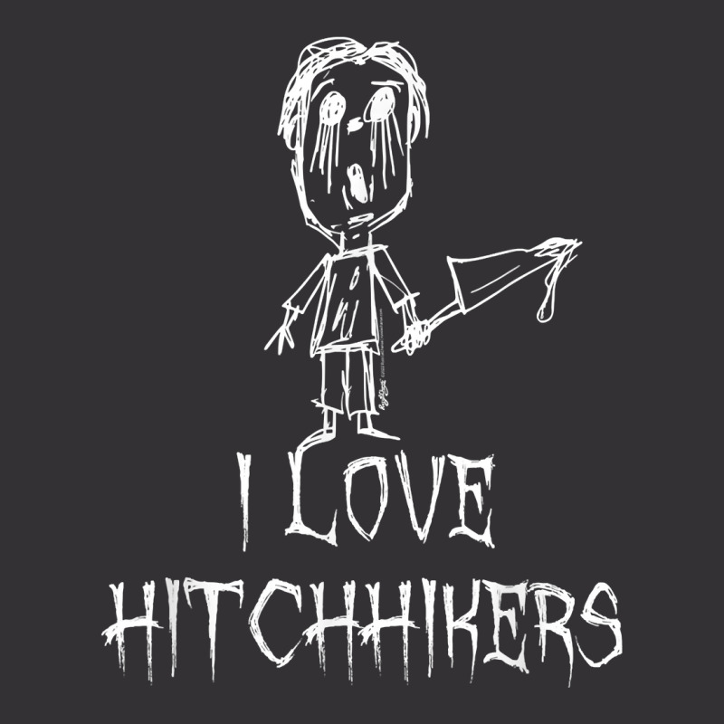 I Love Hitchhikers Halloween Costume Word Design T Shirt Vintage Short | Artistshot