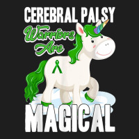 Cerebral Palsy Warrior Magical Unicorn Ataxic Green Ribbon T Shirt Classic T-shirt | Artistshot