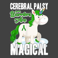 Cerebral Palsy Warrior Magical Unicorn Ataxic Green Ribbon T Shirt Vintage T-shirt | Artistshot