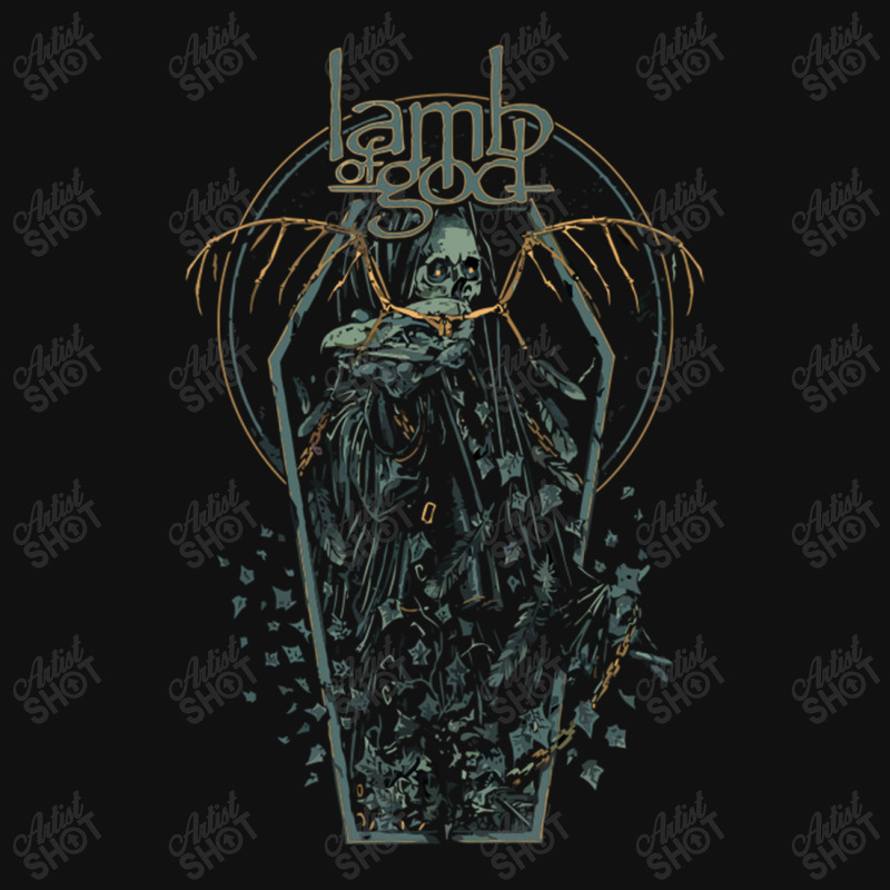 Lamb Of God Skull Dragon Face Mask Rectangle | Artistshot
