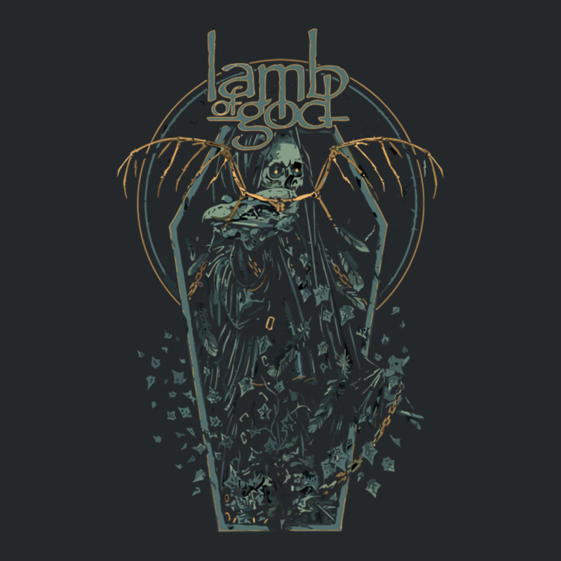Lamb Of God Skull Dragon Crewneck Sweatshirt | Artistshot