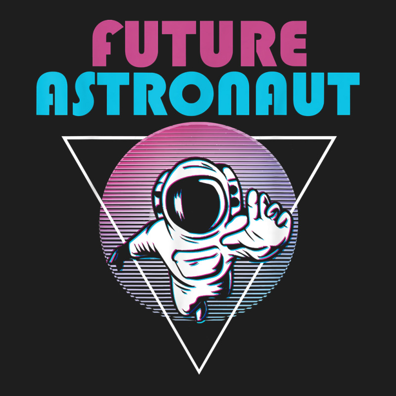 Outer Space Retro 80s Art Vaporwave Science Future Astronaut T Shirt Classic T-shirt by survisgn | Artistshot