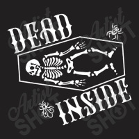 Dead Inside Skeleton Coffin T-shirt | Artistshot