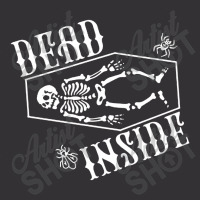 Dead Inside Skeleton Coffin Vintage Hoodie And Short Set | Artistshot