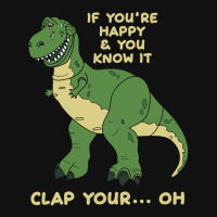 Clap Your Hands Dinosaur Baby Bibs | Artistshot