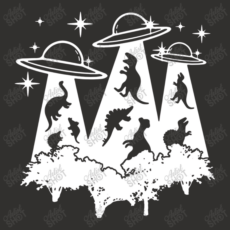 Dinosaur Alien Abduction Ufo T Rex Champion Hoodie | Artistshot