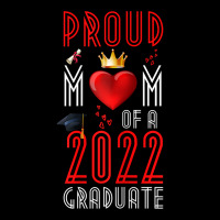 Womens Proud Mom Of A 2022 Graduate Graduation 2022 Mother Red T Shirt V-neck Tee | Artistshot