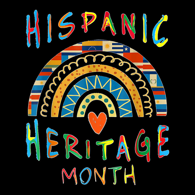 Hispanic Heritage Month Rainbow Gifts Latin Country Flags T Shirt Pocket T-Shirt by Courtney Renee Jensen | Artistshot