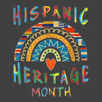 Hispanic Heritage Month Rainbow Gifts Latin Country Flags T Shirt Vintage T-shirt | Artistshot