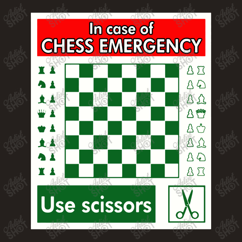 Chess Emergency Tank Top | Artistshot