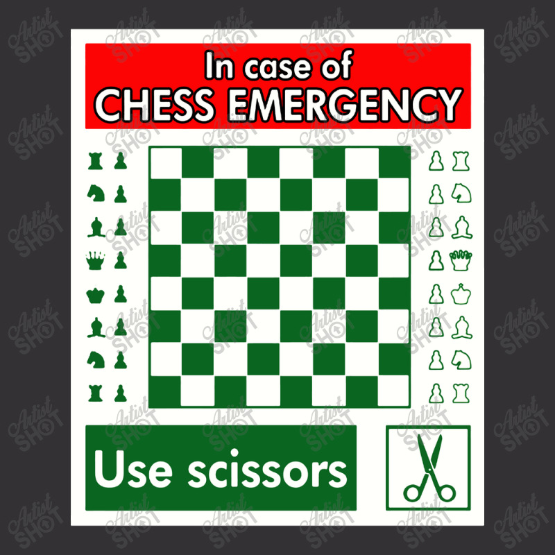 Chess Emergency Vintage Hoodie | Artistshot