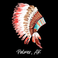 Native Indian Tribal Headdress Art T  Shirt Palmer Alaska Watercolor N Toddler Sweatshirt | Artistshot