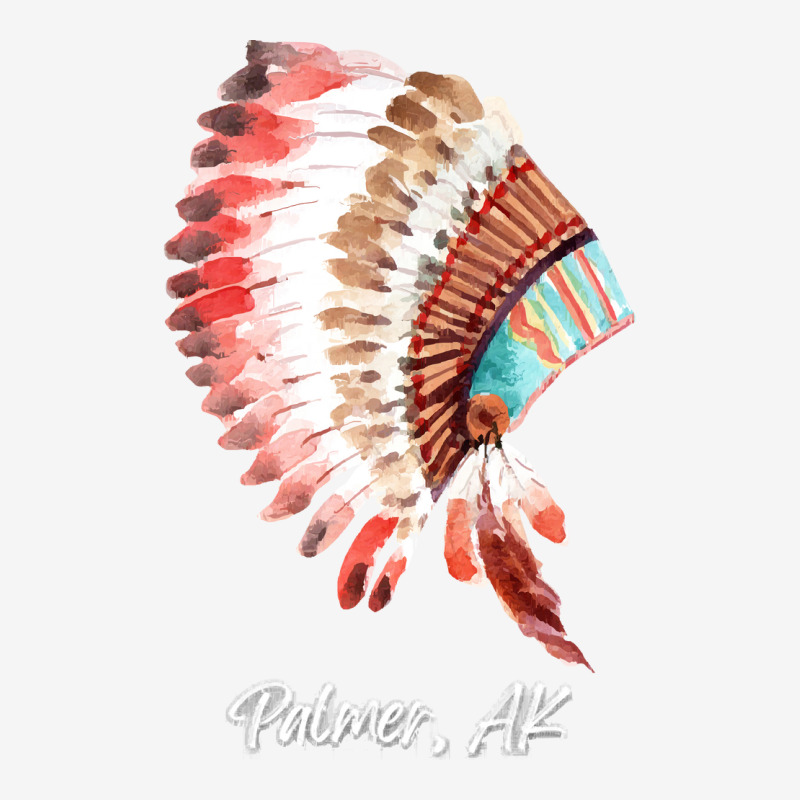 Native Indian Tribal Headdress Art T  Shirt Palmer Alaska Watercolor N Youth 3/4 Sleeve by baroncrona555 | Artistshot