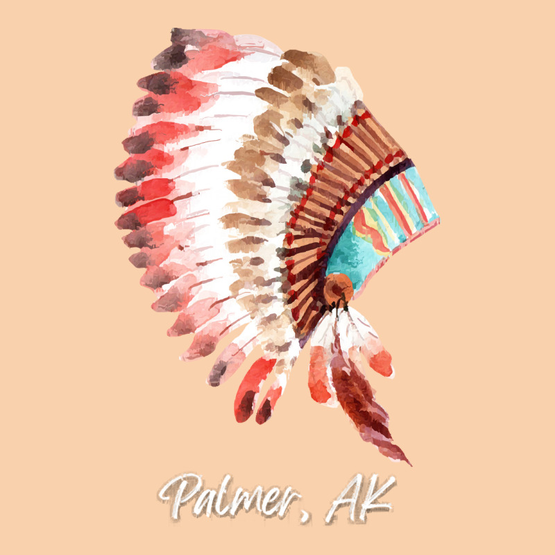 Native Indian Tribal Headdress Art T  Shirt Palmer Alaska Watercolor N Cropped Hoodie by baroncrona555 | Artistshot