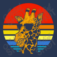 Giraffe Sunset Vector Men Denim Jacket | Artistshot