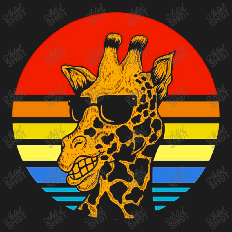 Giraffe Sunset Vector Hoodie & Jogger Set | Artistshot