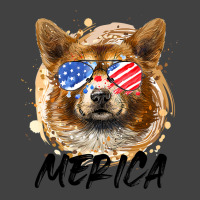 Corgi Dog 4th Of July Merica Men Women Usa American Flag 434 Welsh Cor Vintage T-shirt | Artistshot