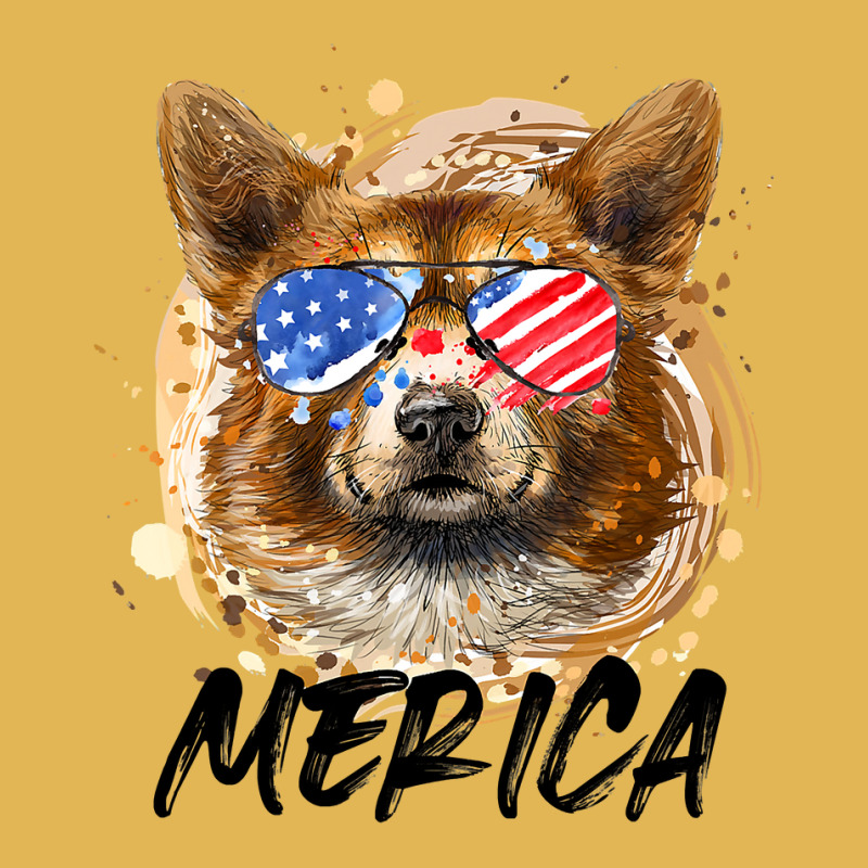 Corgi Dog 4th Of July Merica Men Women Usa American Flag 434 Welsh Cor Vintage Hoodie And Short Set by golferu | Artistshot