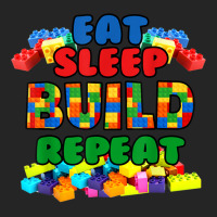 Funny Eat Sleep Build Repeat Building Blocks Kids Unisex Hoodie | Artistshot