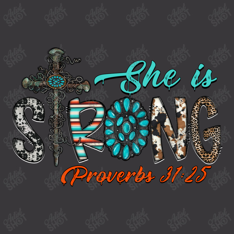 She Is Strong Proverbs 31  25 Ladies Curvy T-shirt | Artistshot