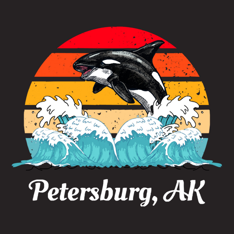 Petersburg T  Shirt Petersburg Alaska Distressed Orca Killer Whale Wav Vintage Cap by baroncrona555 | Artistshot