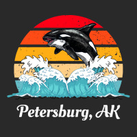 Petersburg T  Shirt Petersburg Alaska Distressed Orca Killer Whale Wav Printed Hat | Artistshot