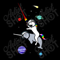 Unicorn Riding Narwhal In Space V-neck Tee | Artistshot