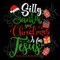 Silly Santa Christmas Is For Jesus Christian Xmas Costume T Shirt Fleece Short | Artistshot