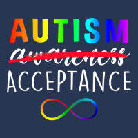 Autism   Red Instead   Acceptance Not Awareness T Shirt Ladies Denim Jacket | Artistshot