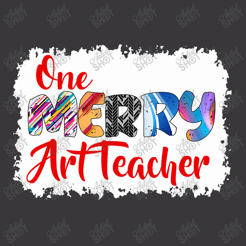 One Merry Art Teacher Christmas Pj Xmas Matching T Shirt Ladies Curvy T-Shirt by Michael_Wineinger | Artistshot