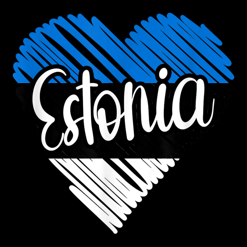 Estonia For Men Estonian Heart Flag For Women Estonia T Shirt V-neck Tee | Artistshot