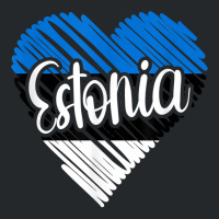 Estonia For Men Estonian Heart Flag For Women Estonia T Shirt Crewneck Sweatshirt | Artistshot