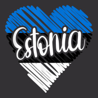 Estonia For Men Estonian Heart Flag For Women Estonia T Shirt Vintage Hoodie And Short Set | Artistshot