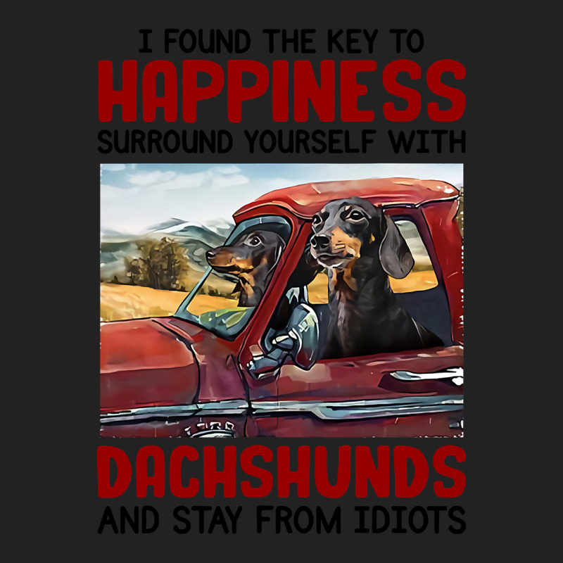 Dachshund Dog I Found Key To Happiness Surround Yourself With Dachshun Backpack | Artistshot