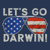 Aviator Sunglasses American Flag Let’s Go Darwin T Shirt Ladies Denim Jacket | Artistshot