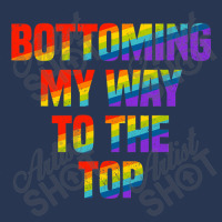 Bottoming My Way To The Top Gay Pride Lgbt Ladies Denim Jacket | Artistshot