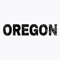 Vintage Oregon Bold Black Text Or Apparel T Shirt T-shirt | Artistshot