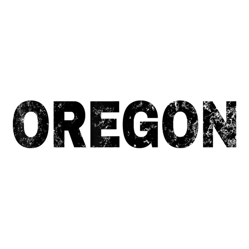 Vintage Oregon Bold Black Text Or Apparel T Shirt Long Sleeve Shirts | Artistshot