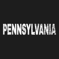 Vintage Pennsylvania Bold White Text Pa Apparel T Shirt Classic T-shirt | Artistshot