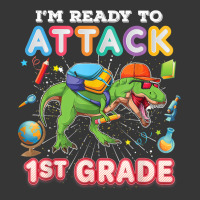 I'm Ready To Attack 1st Grade Back To School Dinosaur First T Shirt Toddler Hoodie | Artistshot